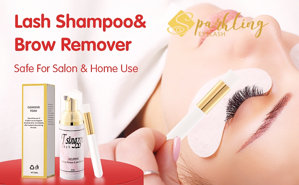 ​Pembersih Ekstensi Bulu Mata Label Pribadi: Sparkling Eyelash®