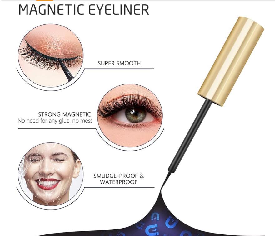 Dapatkan Bulu Mata Cantik dengan Mudah dengan Eyeliner Magnetik dan Kit Bulu Mata
