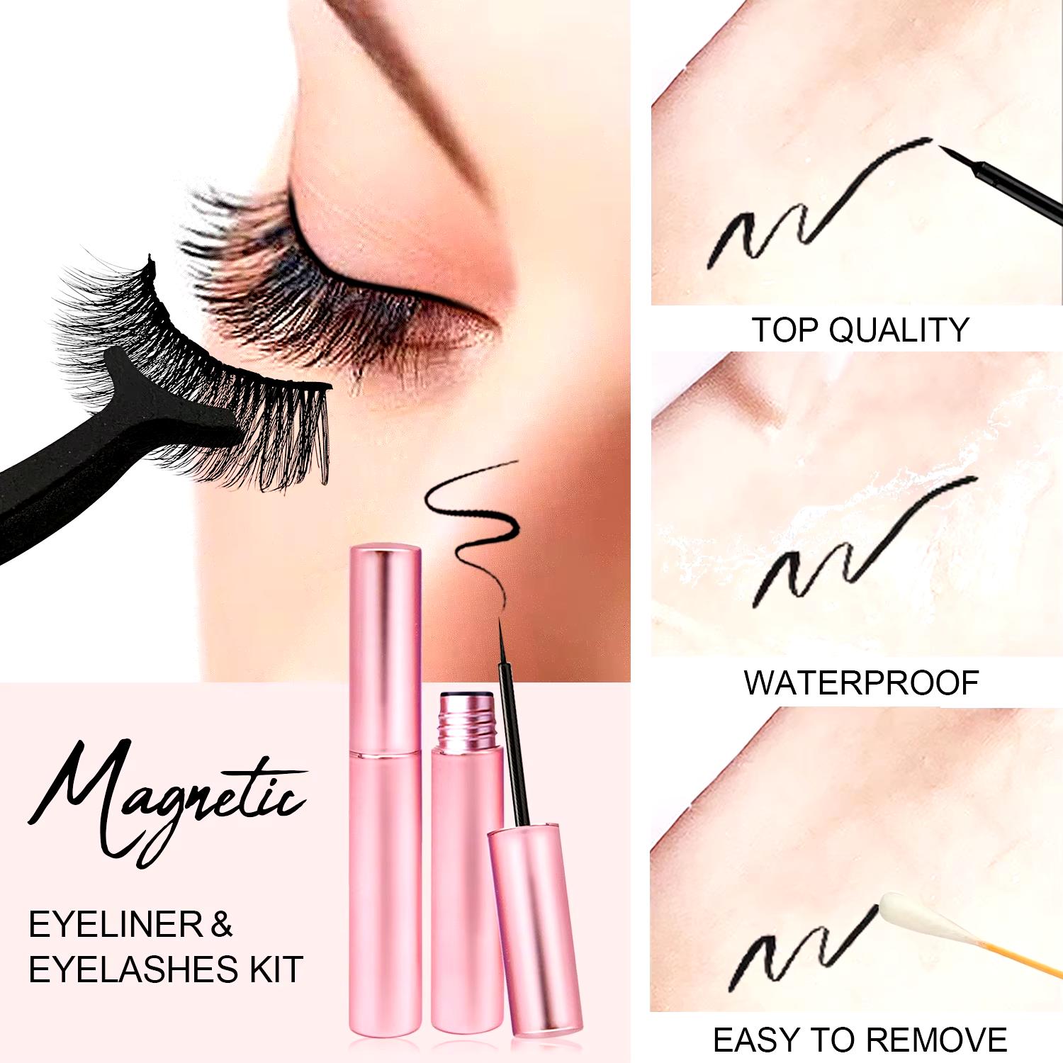 Yang Perlu Anda Ketahui Tentang Bulu Mata Magnetik Sutra Sintetis dengan Kit Eyeliner