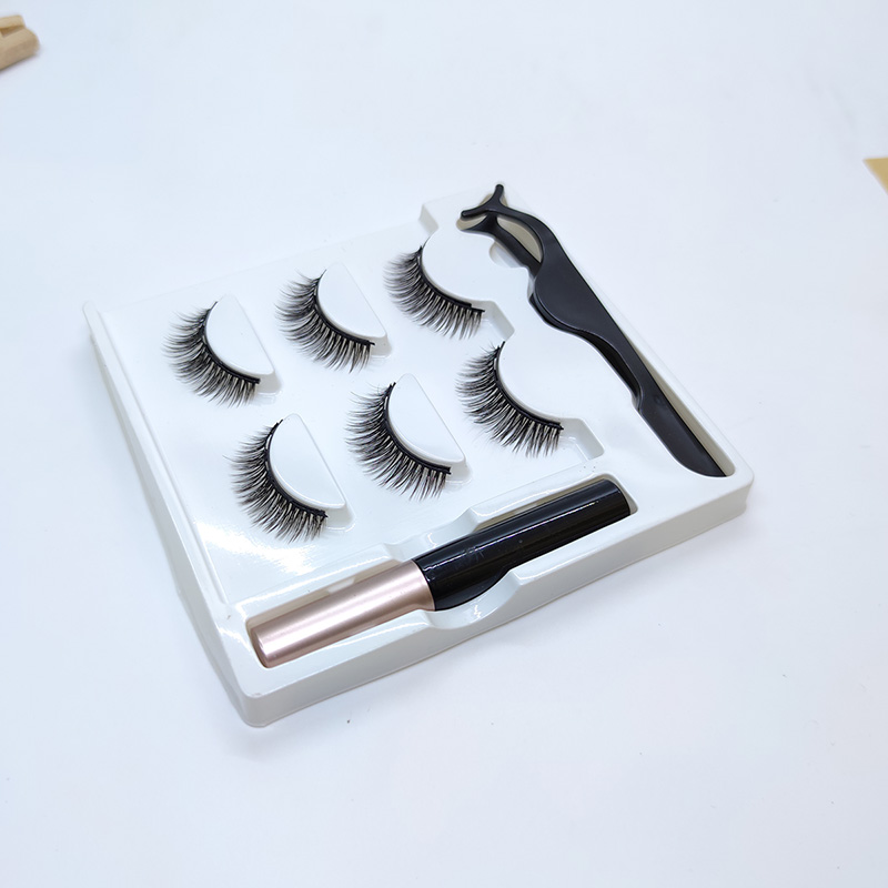 3 Pasang Bulu Mata Magnetik Dengan Eyeliner Magnetik Tahan Air