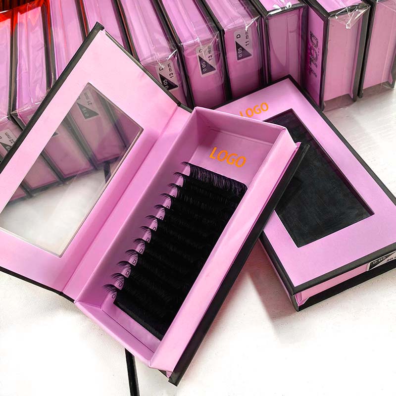 Ekstensi Bulu Mata Klasik Matte Black Faux Mink